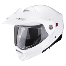 Moto přilba SCORPION ADX-2 solid perleťově bílá
