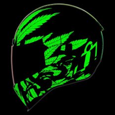 PŘILBA ICON RITE MIND GLOW ZELENÁ