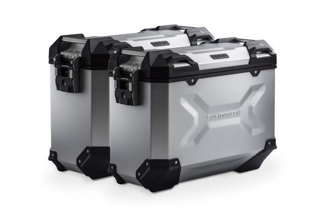 TRAX ADV kufry sada stříbrná. 37/37l. Honda XL 700 V Transalp (07-)