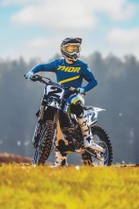 Dres cross enduro THOR SPORTMODE Brave modré