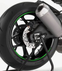 Linka na ráfek PUIG 8431V PREMIUM fluorescentní zelená linky na ráfek - sada 8ks