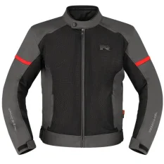 Moto bunda RICHA AUYAN WP šedo/červená