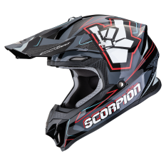 Moto přilba SCORPION VX-16 EVO AIR ROK černo/šedo/červená