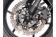 Padací protektory černé na přední osu Kawasaki Versys (10-14)