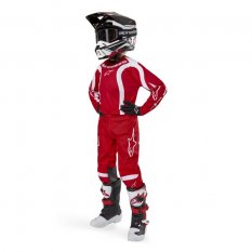 kalhoty RACER LURV, ALPINESTARS, dětské (červená/bílá) 2024