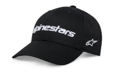 kšiltovka LINEAR WORDMARK 2.0, ALPINESTARS (černá/bílá)