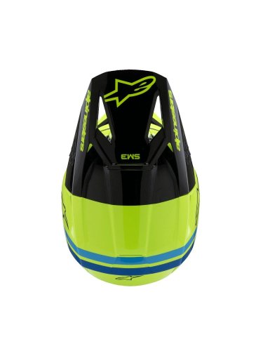 přilba S-M3 RADIUM, ALPINESTARS, dětská (žlutá fluo/černá/modrá) 2025