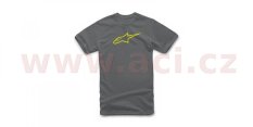 triko AGELESS CLASSIC, ALPINESTARS (šedá/žlutá fluo)