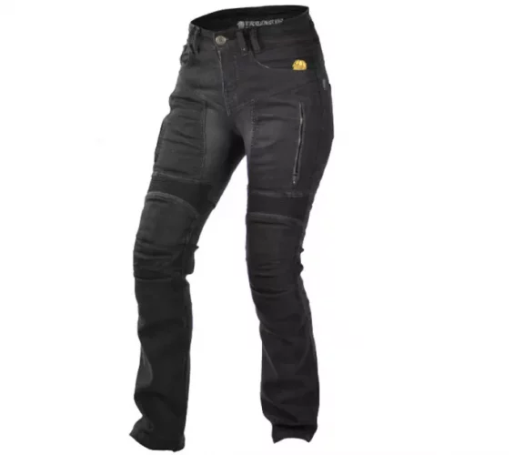 Dámské kevlarové džíny na moto Trilobite 661 Parado black (prodloužené)