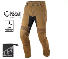 Pánské džíny Trilobite Parado doublelayer AAA slim fit rusty brown level 2 (Prodloužené)