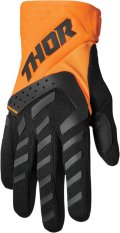 Dětské/Junior motokrosové rukavice THOR Spectrum černo/oranžové