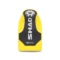 Zámek na kotouč s alarmem SHAD SC61A C0S6103A žlutá průměr čepu 6mm