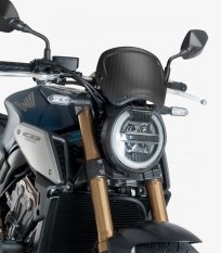 Plexi štít PUIG 9768C FRONTAL PLATE karbonový vzhled