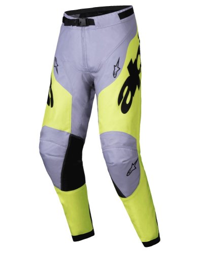 kalhoty RACER VEIL, ALPINESTARS (šedá/žlutá fluo) 2025