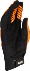 Moto rukavice JUST1 J-HRD černo/oranžové
