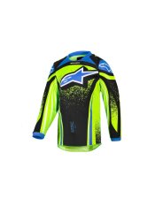 dres RACER NOMUR KIDS, ALPINESTARS, dětské (tmavě modrá/žlutá fluo/černá) 2026