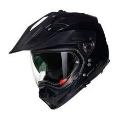 Moto helma Nolan N70-2 X 06 Classico N-Com Nero Glossy Finish 301