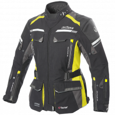 BÜSE Highland II textilní bunda dámská černá / žlutá