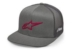 kšiltovka 3D AGELESSER, ALPINESTARS (šedá/červená)