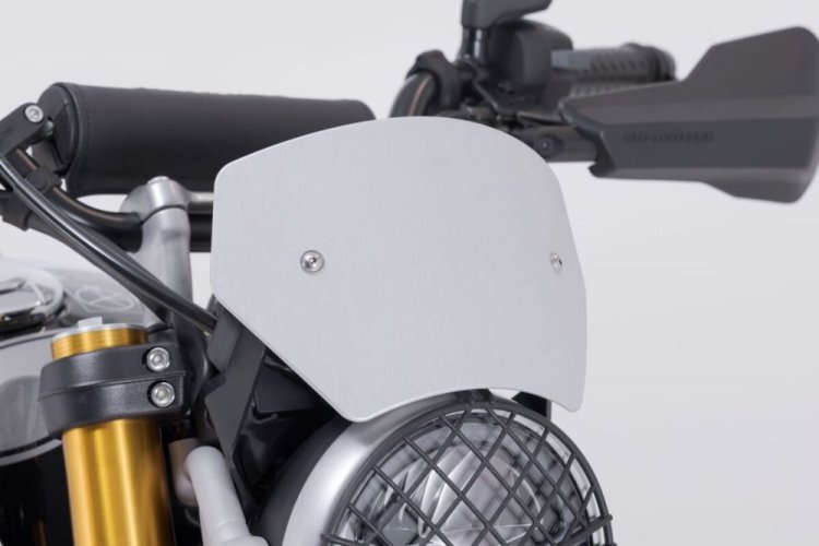 Čelní sklo Triumph Scrambler 400 X (23-) - stříbrné