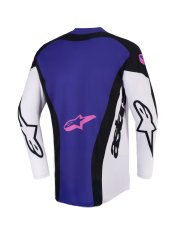 dres TECHSTAR KNIF, ALPINESTARS (černá/světle šedá/fialová) 2026
