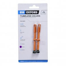 ventilek pro bezdušové aplikace, OXFORD (oranžová, vč. čepičky, slitina hliníku, délka 60 mm)