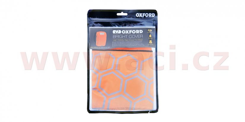 reflexní obal/pláštěnka batohu Bright Cover, OXFORD (oranžová/reflexní prvky, Š x V = 640 x 720 mm)