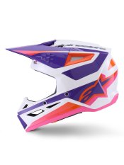 Přilba S-M3 HEAT, ALPINESTARS (bílá/fialová/růžová) 2026