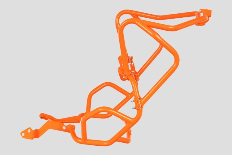 Horní padací rám oranžový. KTM 790 Adventure , KTM 890 Adventure . YAKK