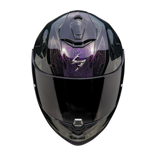 Moto přilba SCORPION EXO-1400 EVO II FANTASY černý chameleon