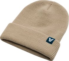 Pletená čepice THOR BEANIE ICONIC SAND barva hnědá