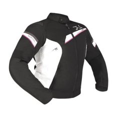 Dámská moto bunda RICHA GOTHAM 3 černo/bílo/růžová