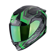 Moto přilba SCORPION EXO-1400 EVO II AIR LINART černo/zelená