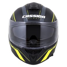 přilba Integral GT 2.0 Reptyl, CASSIDA (černá/žlutá fluo/bílá) balení vč. pinlock folie