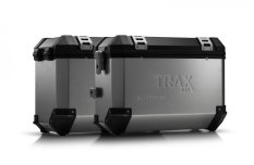 TRAX ION sada kufrů stříbrná. 37/45 l. BMW F800 R (09-) / F800GT (12-16