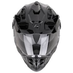 Moto přilba SCORPION ADF-9000 CARBON AIR solid černá