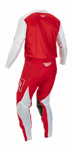 kalhoty LITE, FLY RACING - USA (červená/bílá)