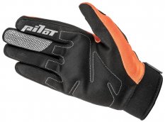 rukavice PIONEER, PILOT (oranžová fluo/černá)