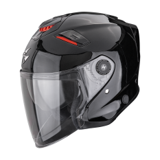 Moto přilba SCORPION EXO-GT JET solid metalická černá