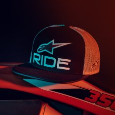 kšiltovka RIDE 4.0ER, ALPINESTARS (černá/bílá/červená)
