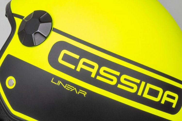 přilba Handy Plus Linear, CASSIDA (žlutá fluo matná/černá) 2023