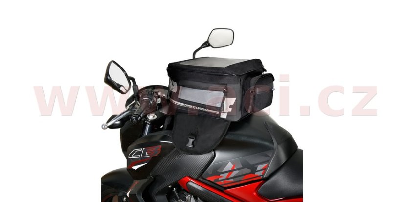 tankbag na motocykl F1 Magnetic, OXFORD - Anglie (černý, objem 18 l)