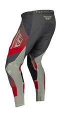 kalhoty LITE, FLY RACING - USA 2023 (červená/šedá)