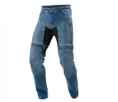 Kevlarové džíny na moto Trilobite 661 Parado blue SLIM (prodloužené)
