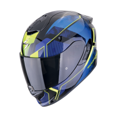 Moto přilba SCORPION EXO-1400 EVO II AIR INTENSIO černo/modrá