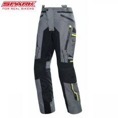 Pánské textilní moto kalhoty SPARK PACER, fluo