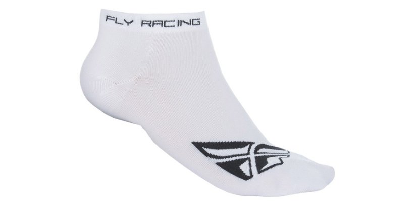 ponožky No Show, FLY RACING (bílé)