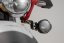 EVO mlhové světla + držáky  kit Černá. Moto Guzzi V85 TT (19-)