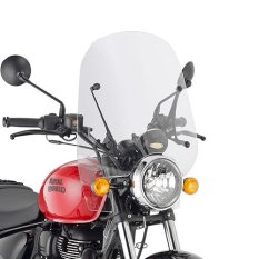 9053A specifické plexi štít  pro Royal Enfield Meteor 350 (21-25), vxš450x510 mm, nutná mont. sada