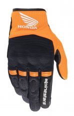 rukavice COPPER HONDA kolekce, ALPINESTARS (černá/oranžová) 2024